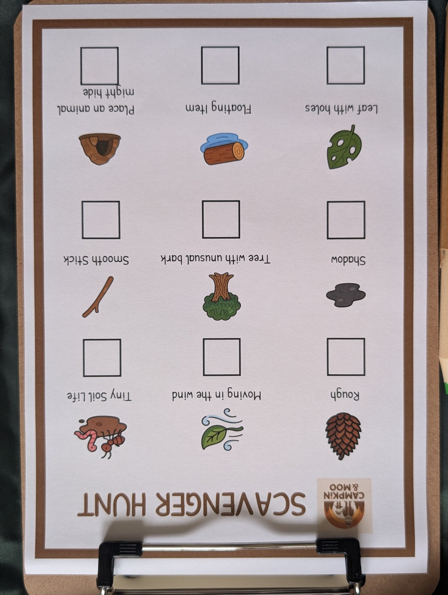 Scavenger Hunt Kit — Nature Adventure Game for Kids | CAMPKiN & MOO